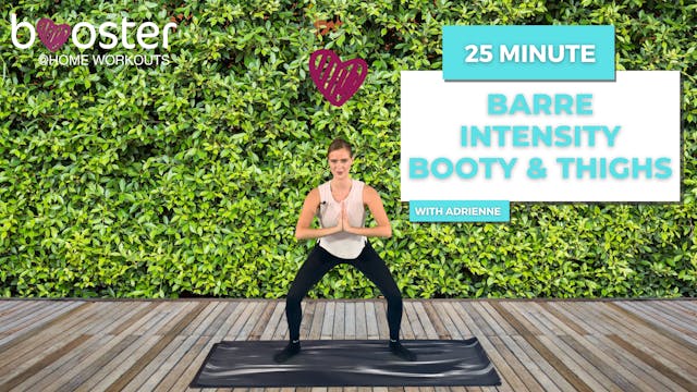 25' barre intensity booty & thighs on the terrace