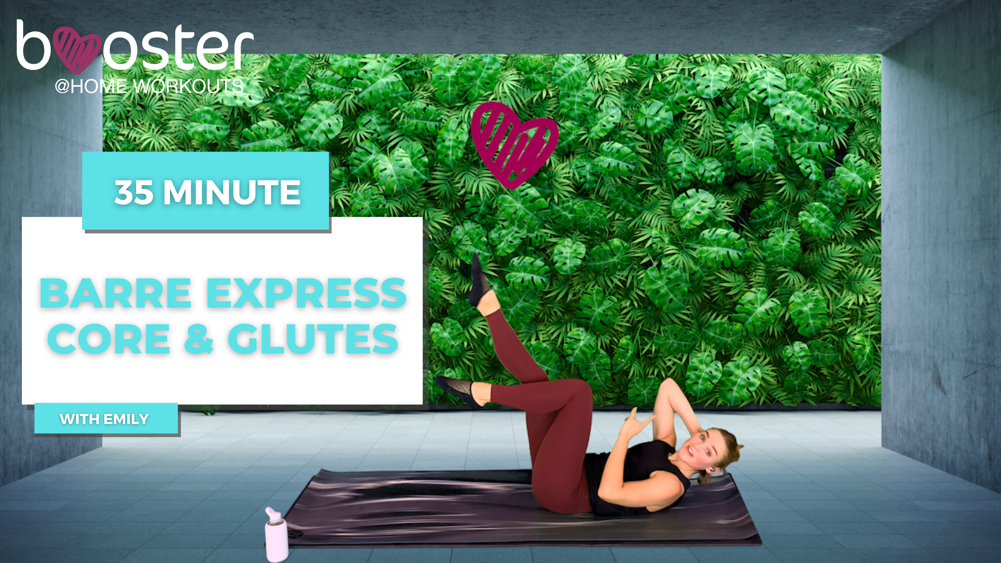 35' barre intensity core and glutes