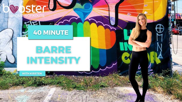  40' Barre Intensity at Wynwood Walls, Miami