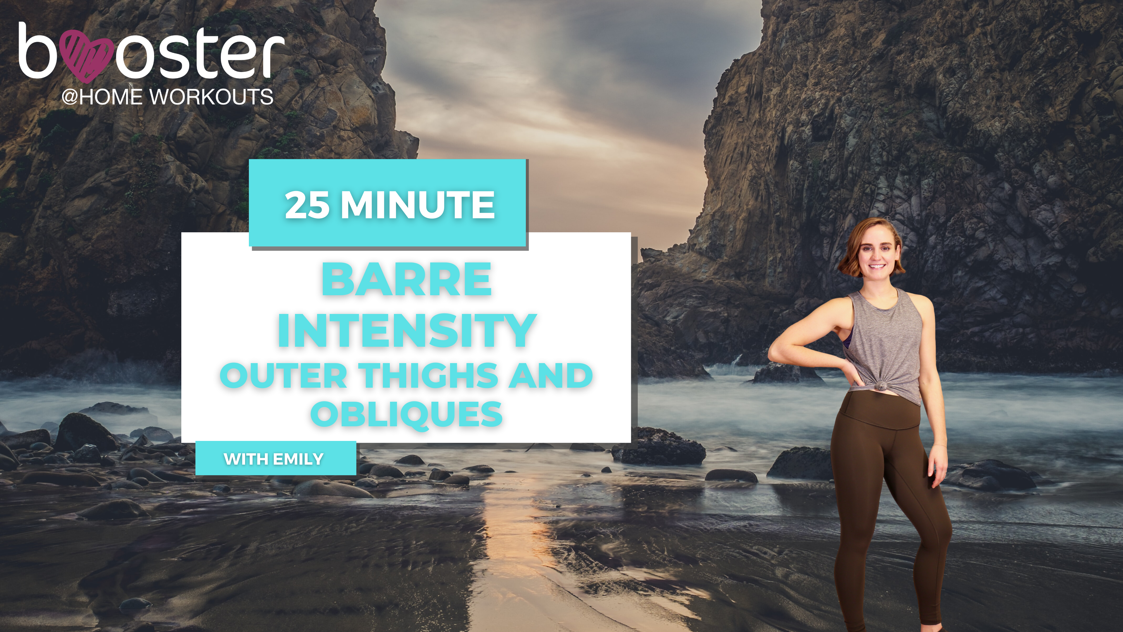 25’ Barre outer thighs and obliques at Pfeiffer beach, California
