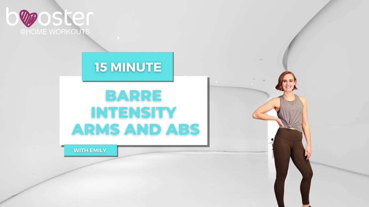 15' Barre arms and abs in a pristine hallway