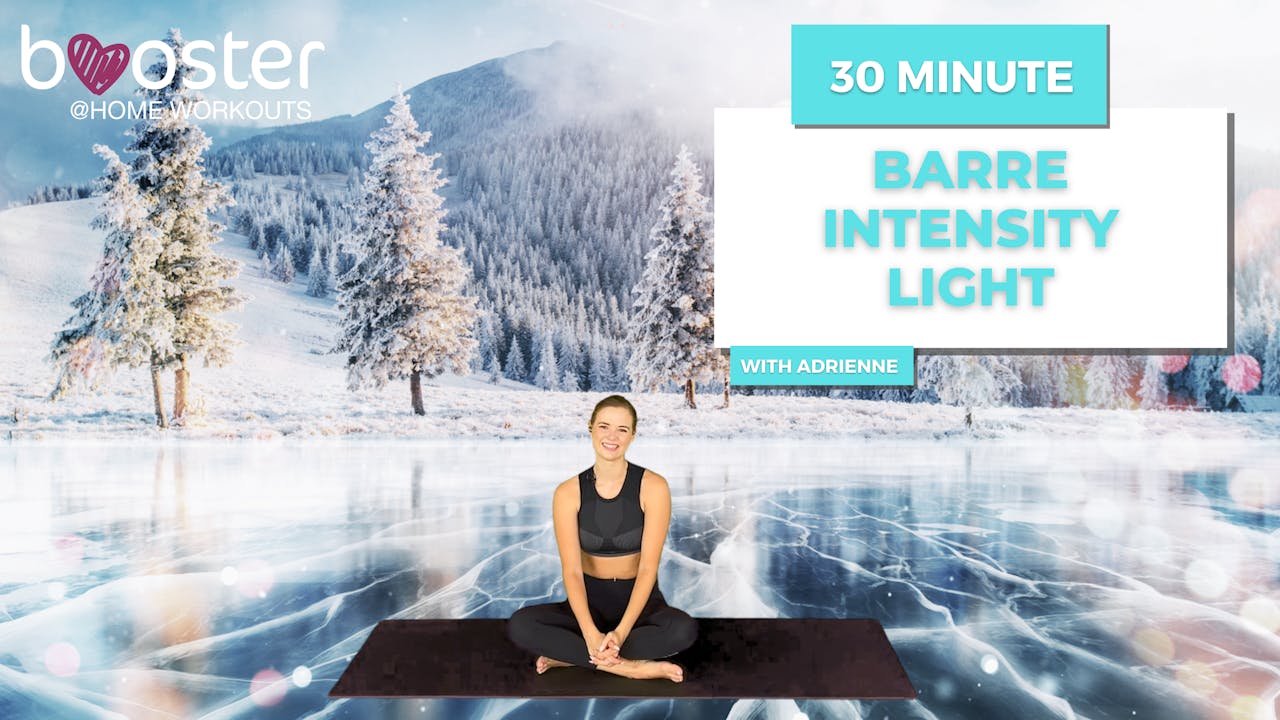 30' barre light on the frozen lake