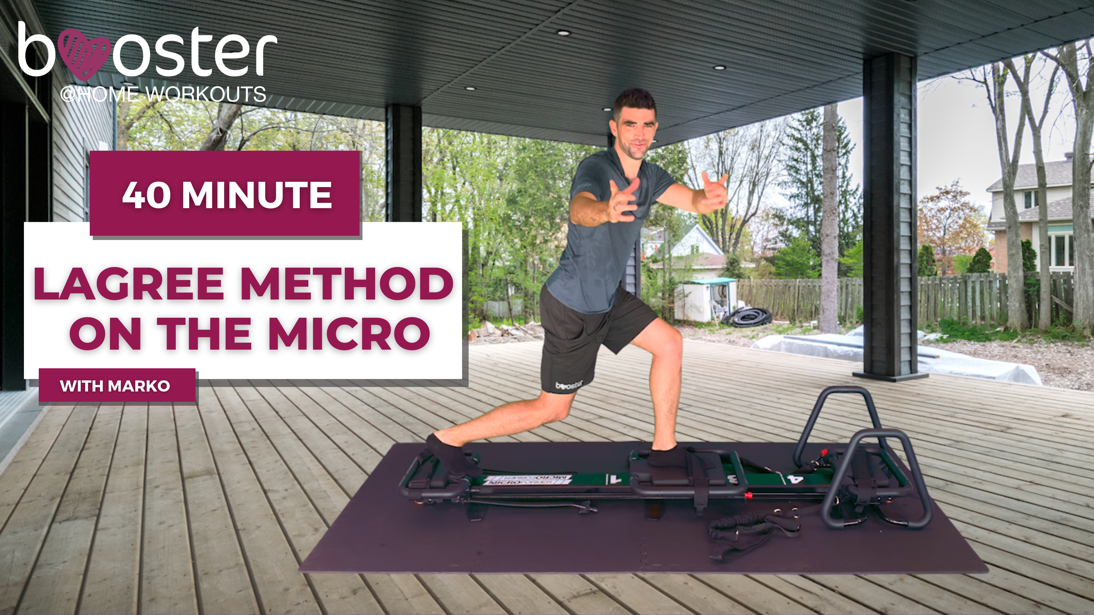 40' Full Body With The Micro In A Suburban Patio - The Lagree Method On ...