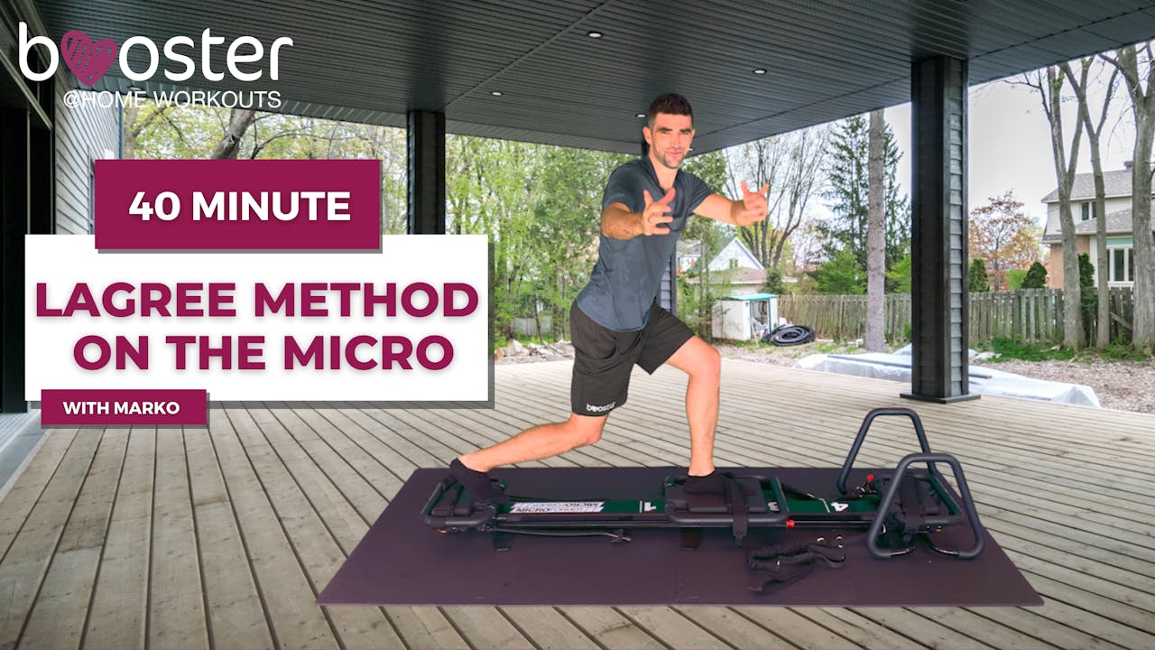40' Full Body with the Micro in a suburban patio - the Lagree Method on ...