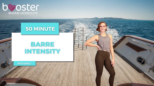 50' Barre Intensity on a yacht deck