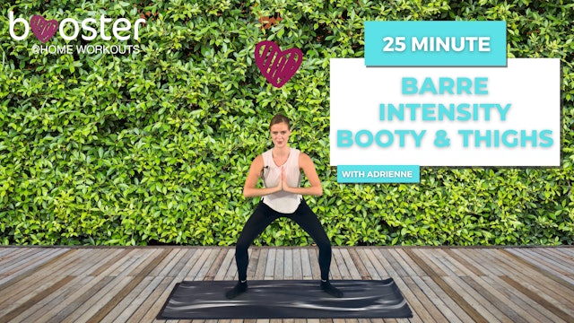 25' barre intensity booty and thighs on the wooden terrace