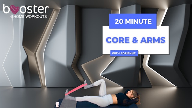 trailer 20' functional training core and arms in a futuristic room