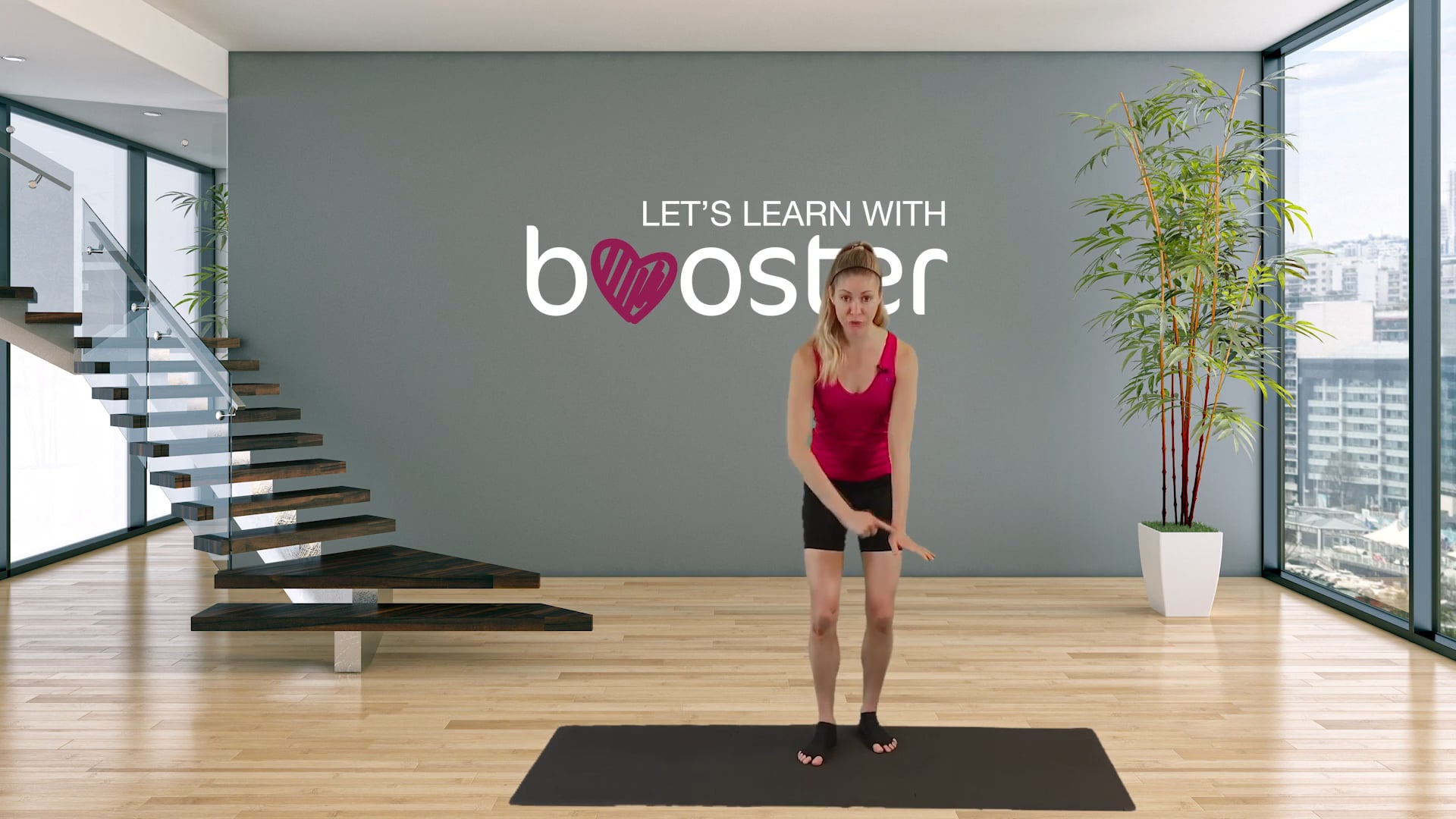 Let's learn with booster. How to perform a proper and effective plank.
