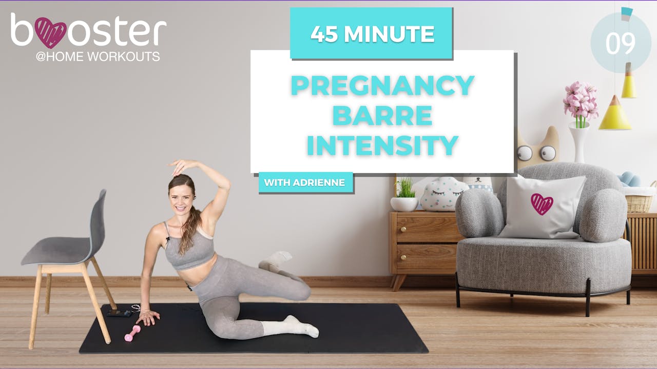 45' Pregnancy barre intensity - children's room