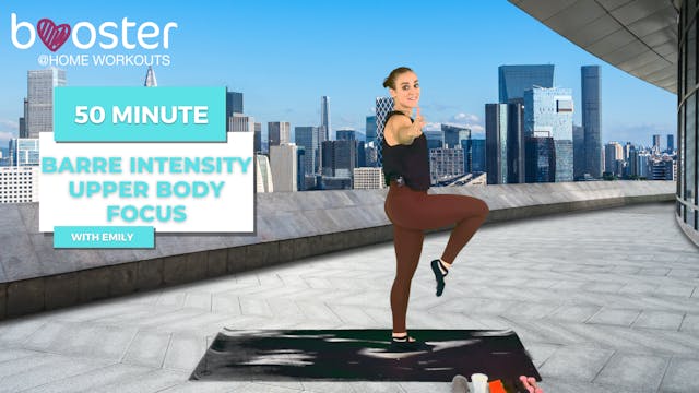 50' barre intensity upper body focus on the office terrace