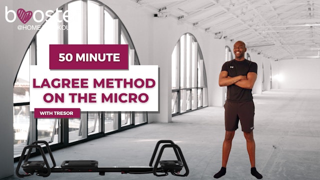 50' Lagree on the Micro in an empty loft in San Francisco.