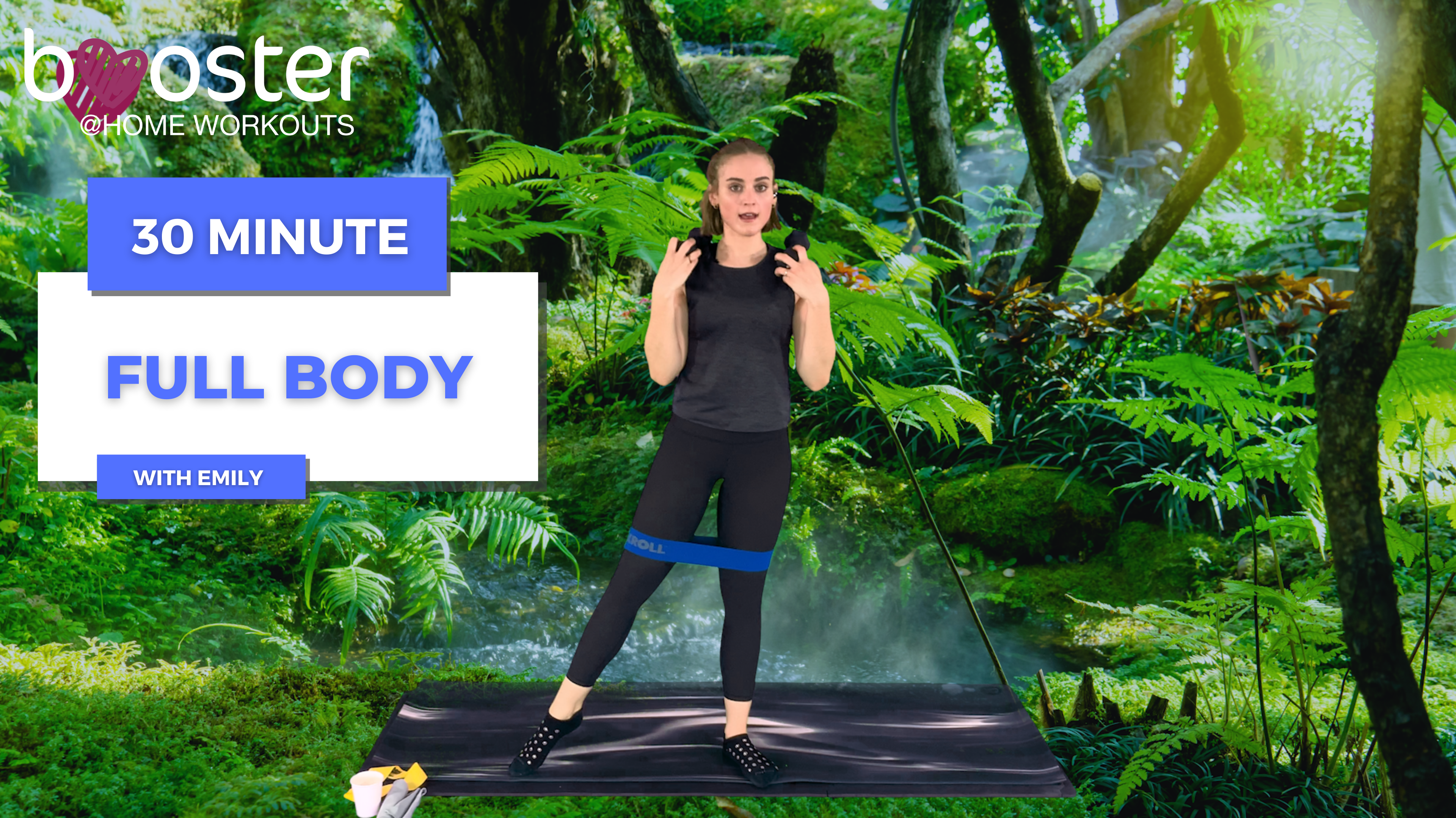 30' full body training in a luxuriant forest