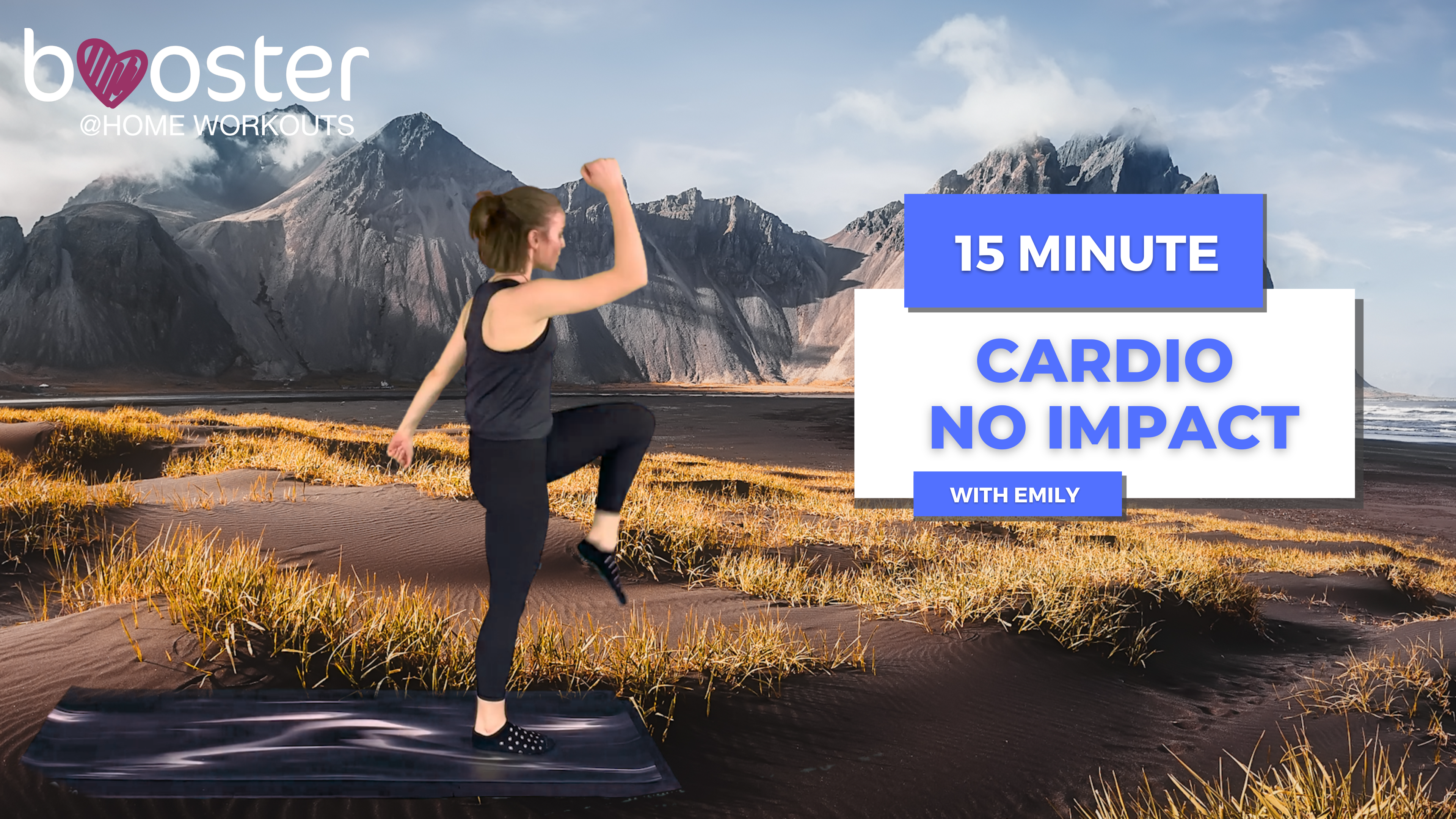 15' no impact cardio training near Stokksnes, Iceland