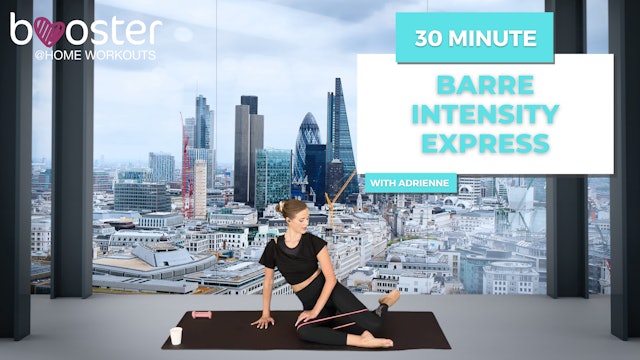 30' barre intensity express with London skyline