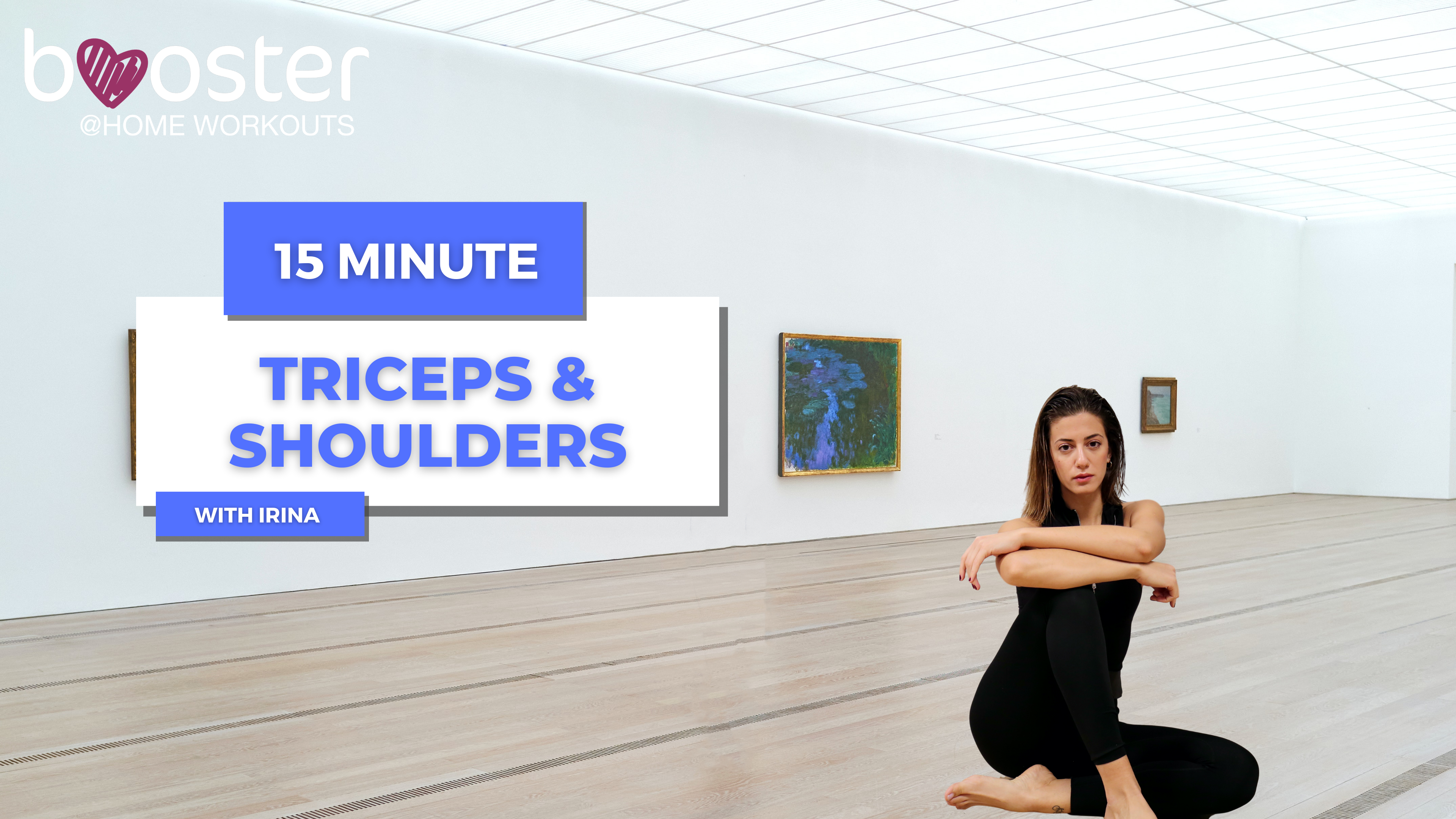 15' shoulders and triceps workout at the Fondation Beyeler, Basel