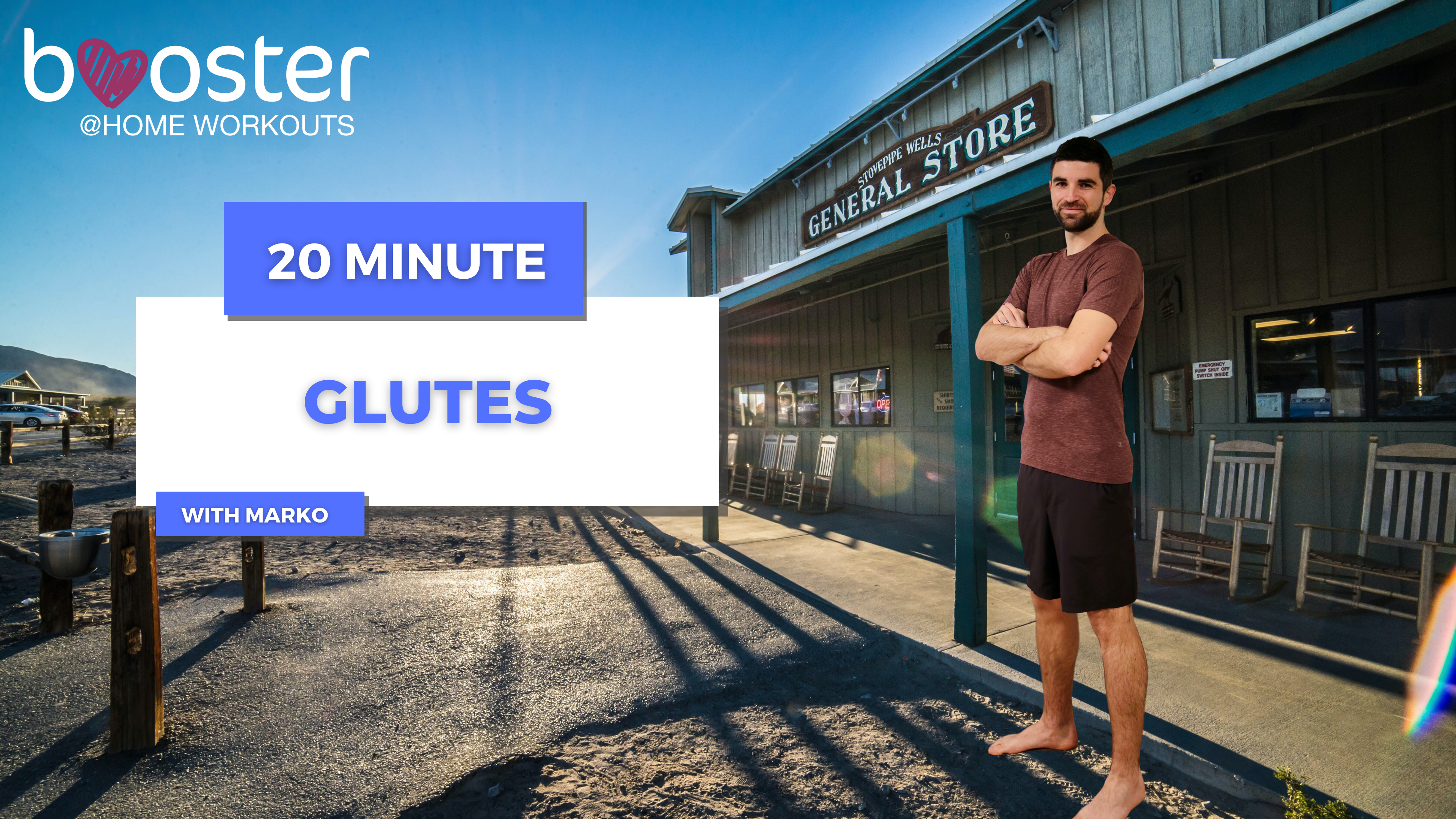 20' Glutes workout, Stovepipe Wells, Death Valley, CA