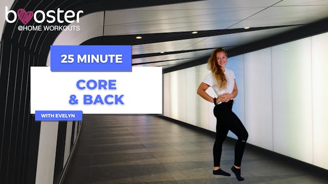 25’ core and back training, St Pancras station, London