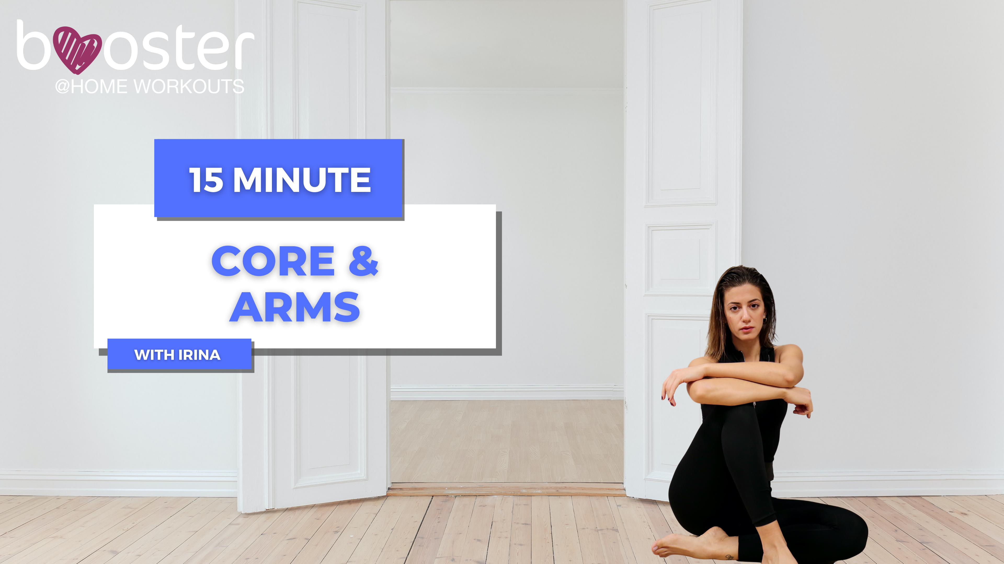 15' core and arms challenge in a bright space in Oslo