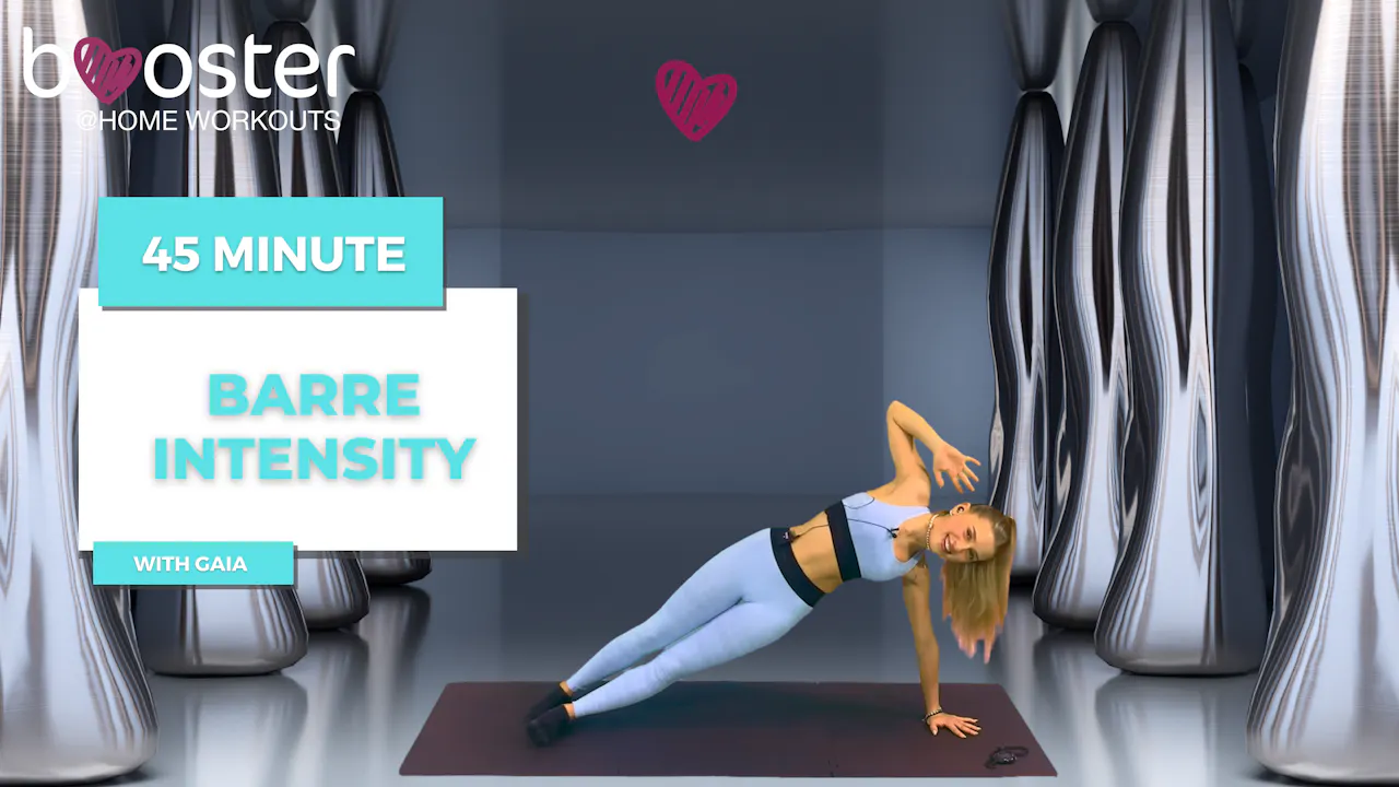 45' full body barre intensity metal. columns room - booster @home