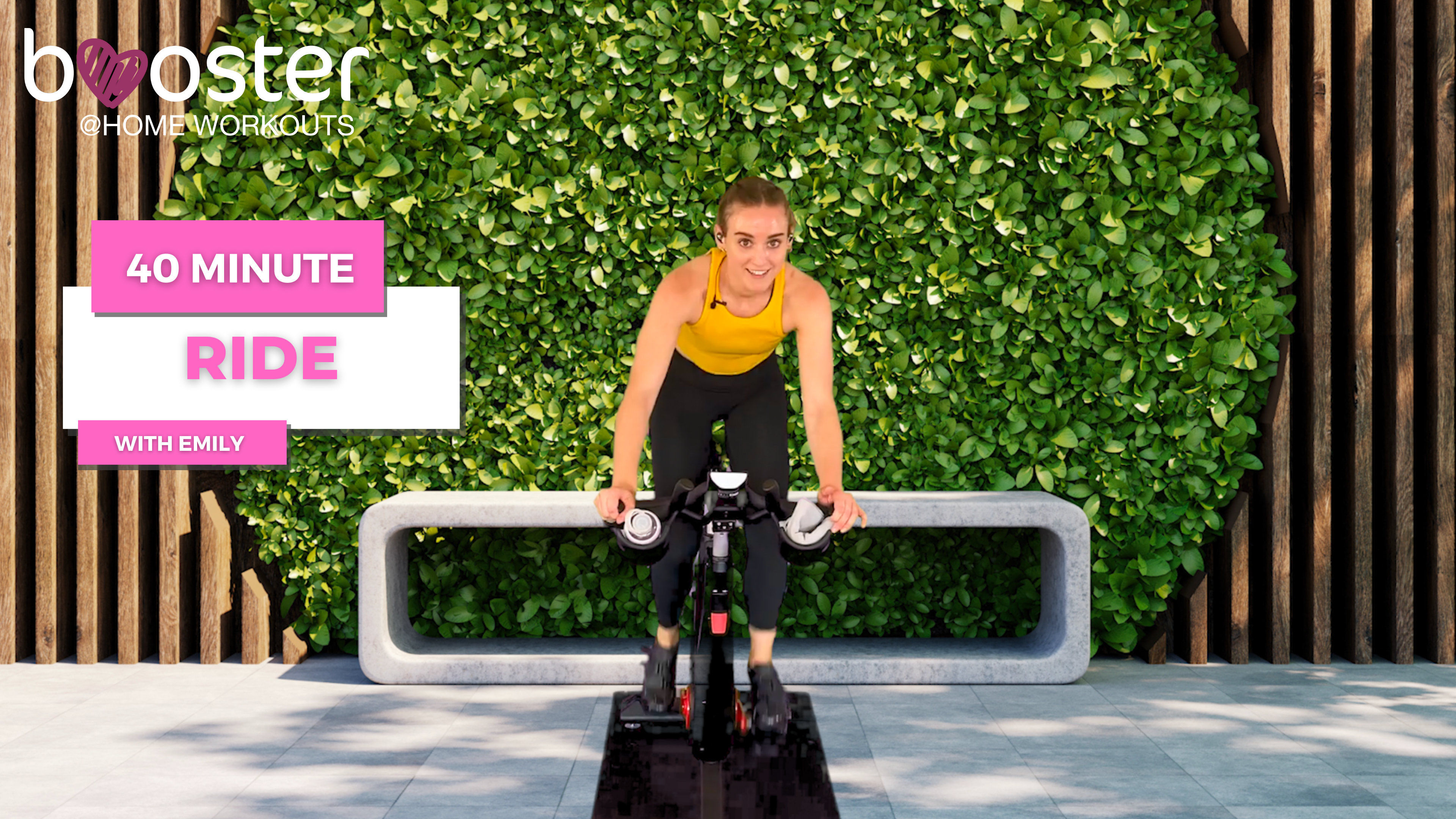 40' Ride by the vertical garden