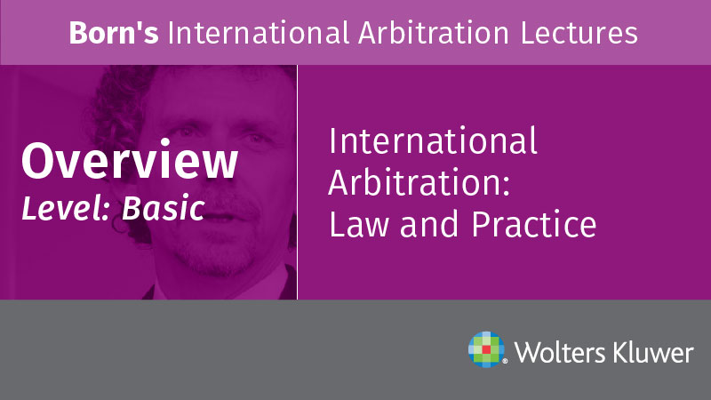 Overview of Arbitration Lectures