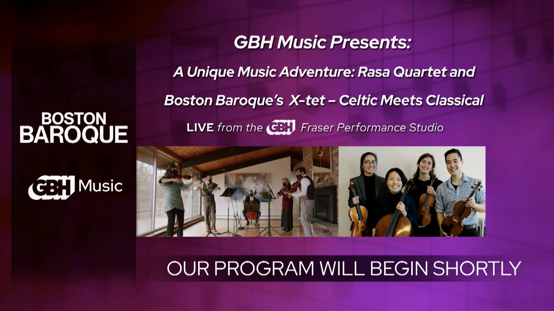 Celtic Meets Classical: Rasa Quartet and Boston Baroque's X-tet
