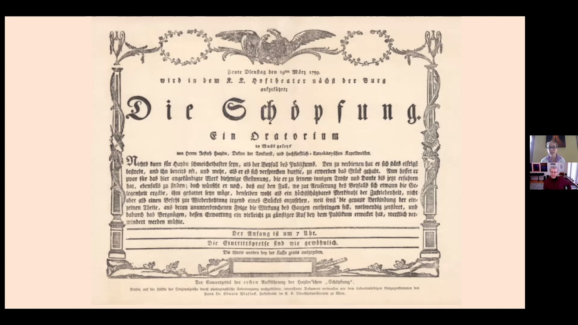 Boston Baroque and the Lobkowicz Collections: Haydn, Prince Lobkowicz, and Creation Mania in Vienna & Bohemia