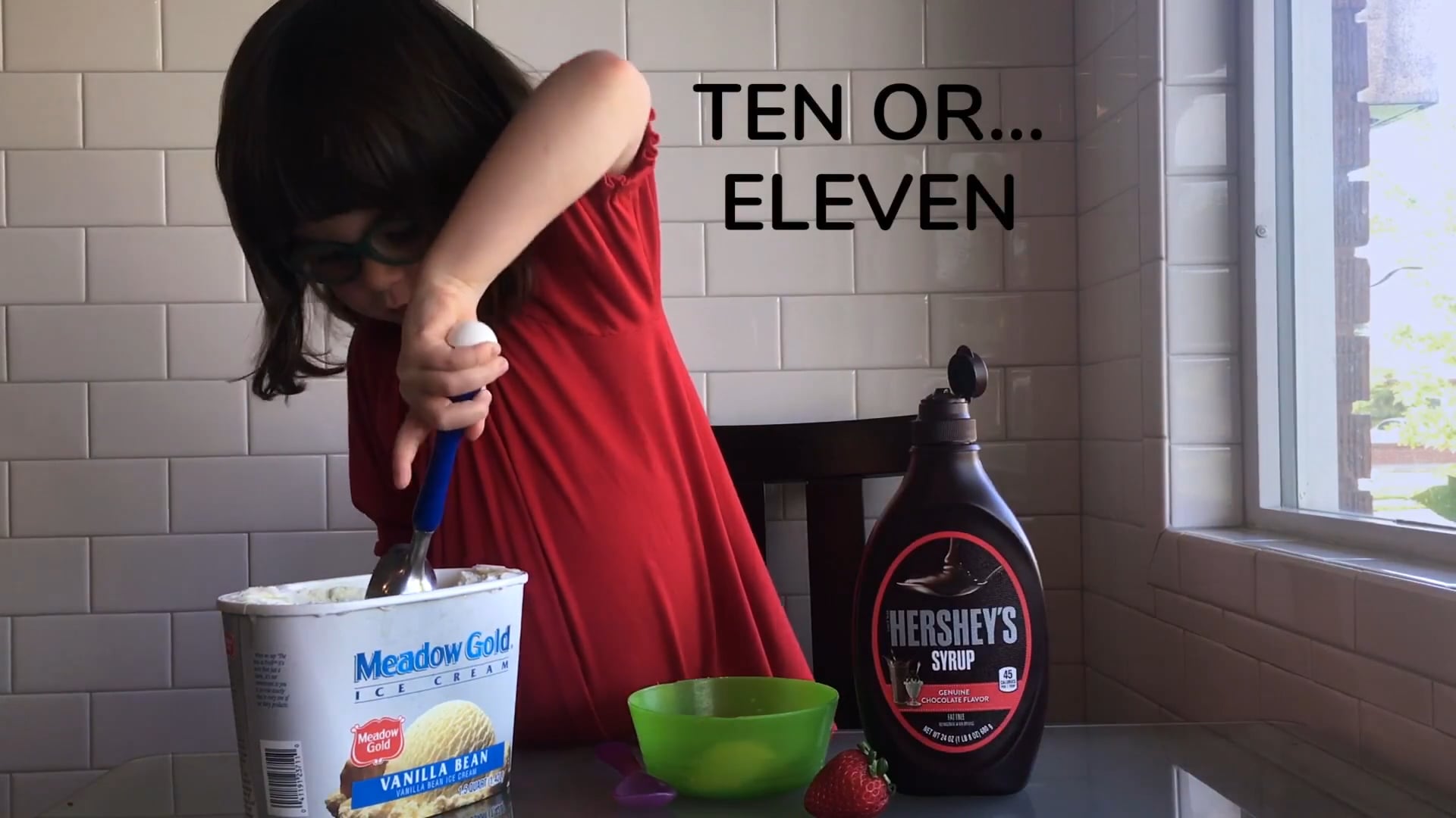 Making an Ice Cream Sundae