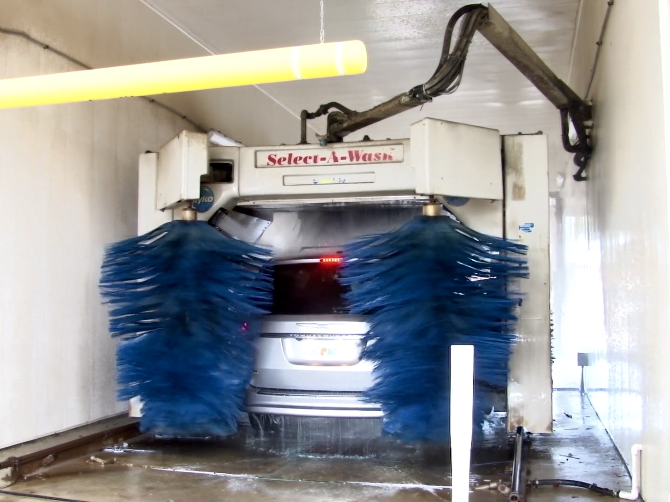 Going through a carwash