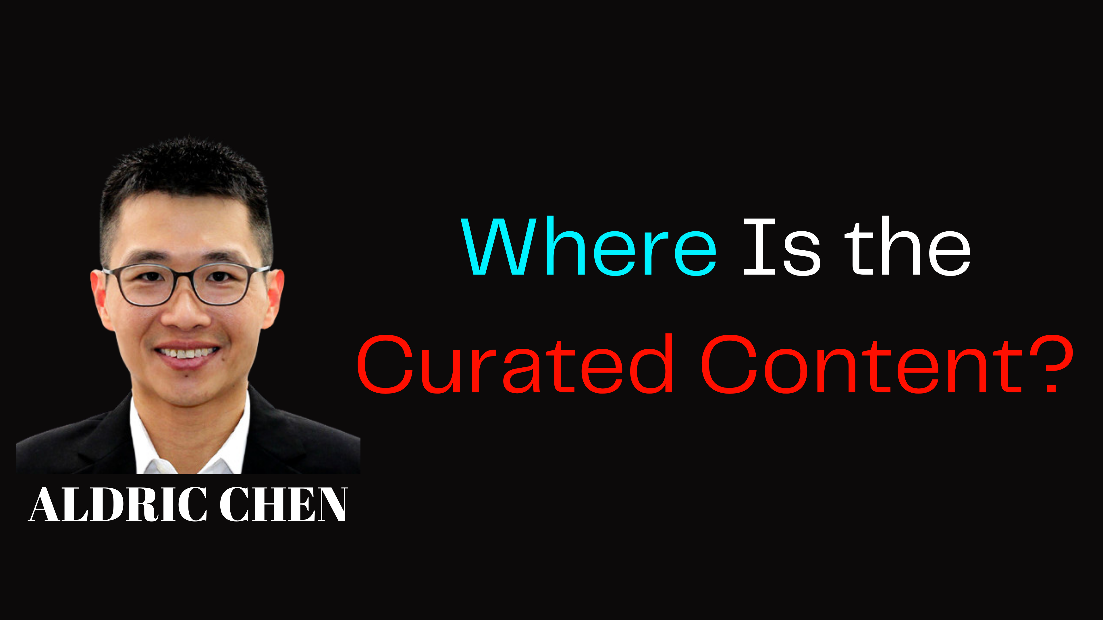 Where Is the Curated Content?
