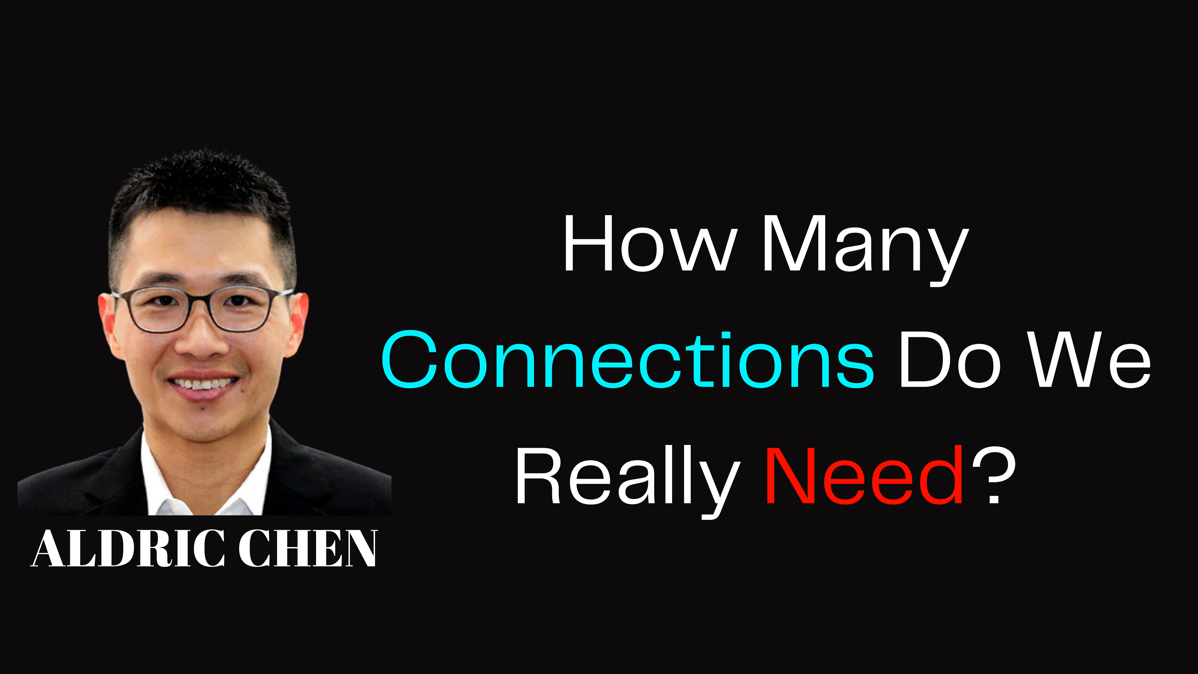 How Many Connections Do We Really Need?