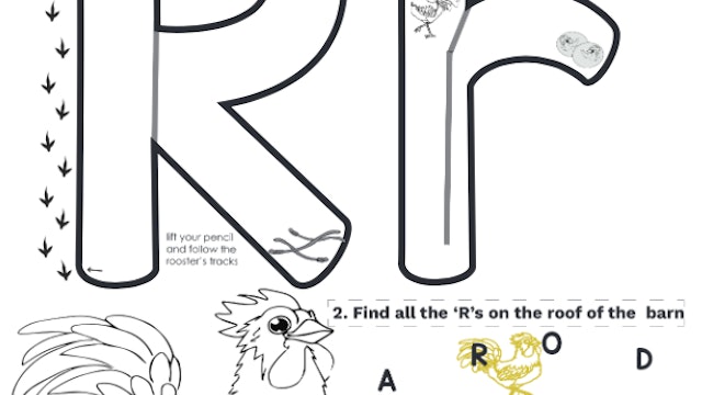 R is for Rooster