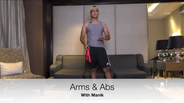 Fri 7/5 6pm IST | Arms & Abs with Manik 