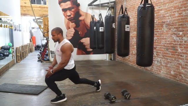 DUMBBELL LUNGE