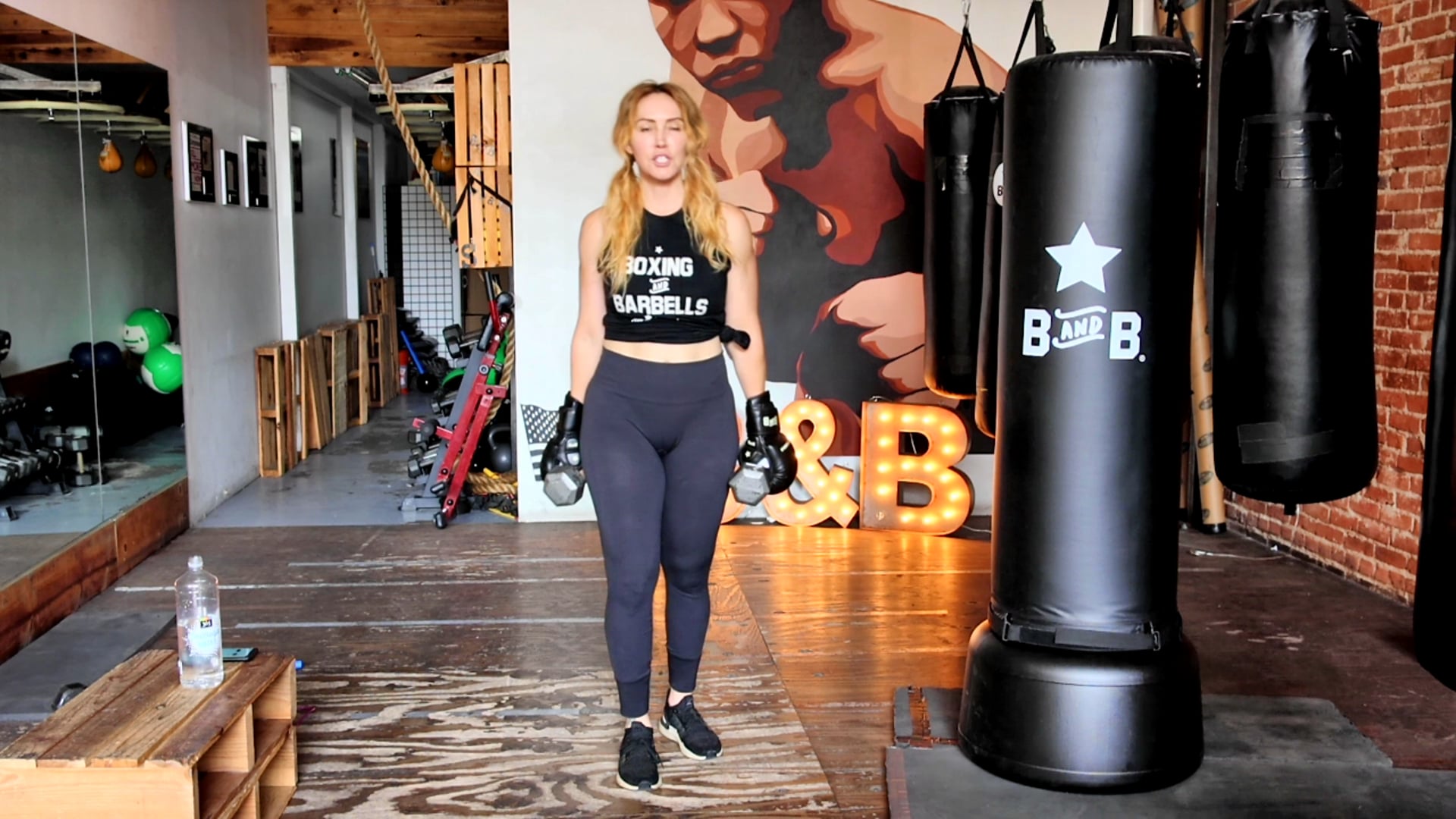 30 Minute Boxing and Legs Workout 2 on Bag