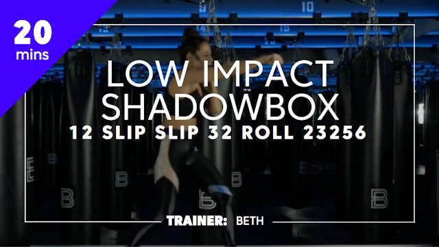 20min Low Impact Shadowbox