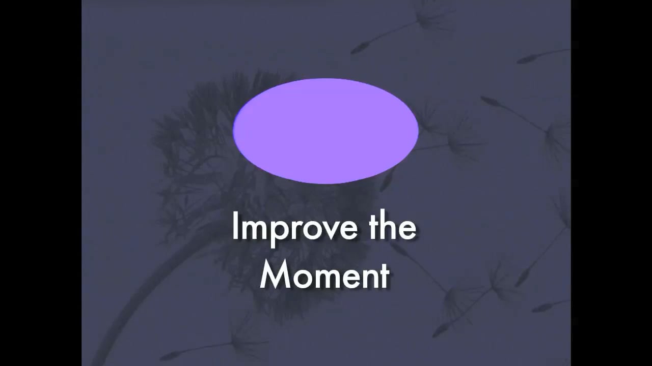 IMPROVE THE MOMENT - A Crisis Survival Skill - Marsha Linehan
