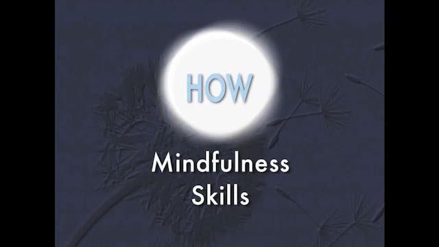 Mindfulness HOW