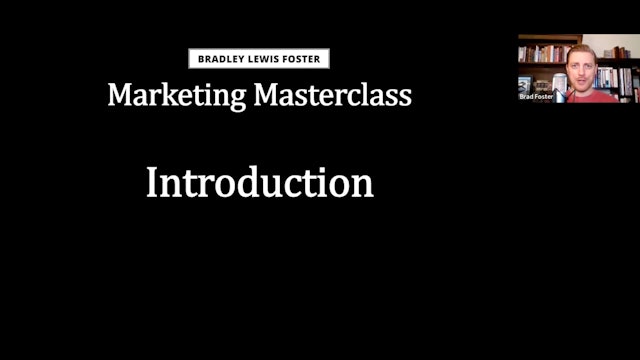 BLF Marketing Masterclass Module 1