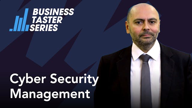 Business Taster Series: Cyber Securit...