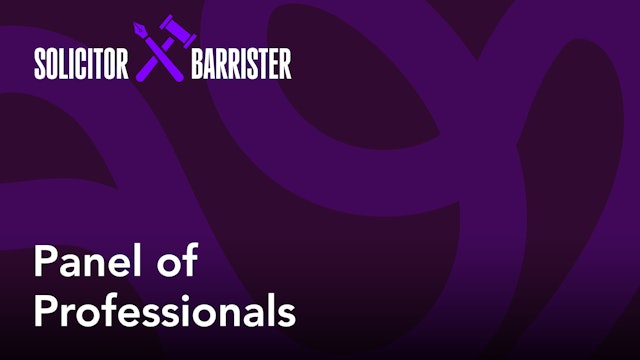 Solicitor vs. Barrister Series: Panel of Professionals