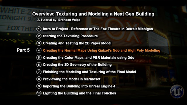 04 Normal Maps Part 5 - Texturing and Modeling a Next Gen Building
