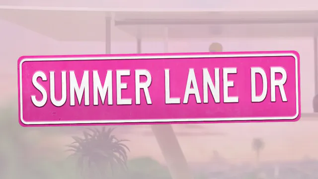 Summer Lane Drive Trailer
