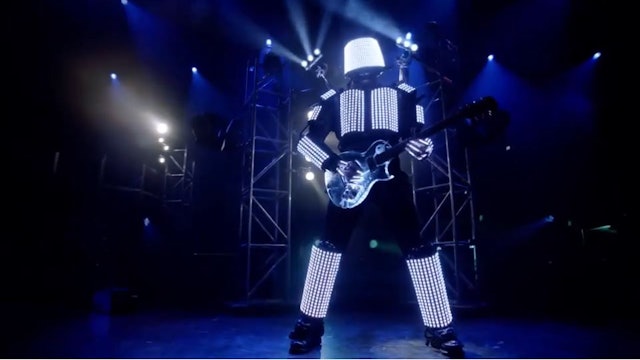 Christmas Rocks Led Robot! Trans Siberian Orchestra - Haygoods