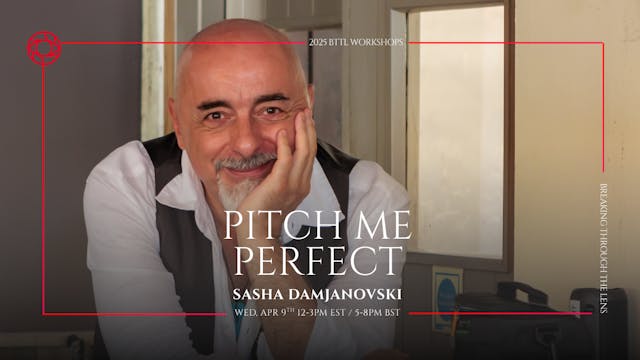 Pitch Me Perfect with Sasha Damjanovski (3-hours)