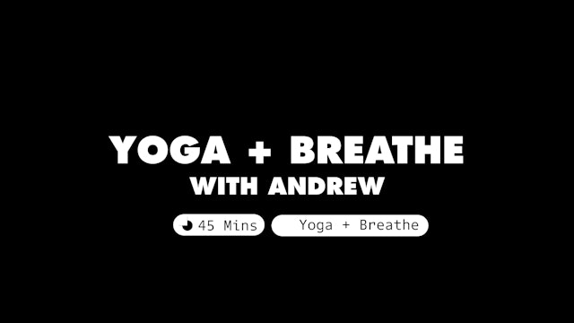 Yoga + Breathe Class | Andrew Schultz