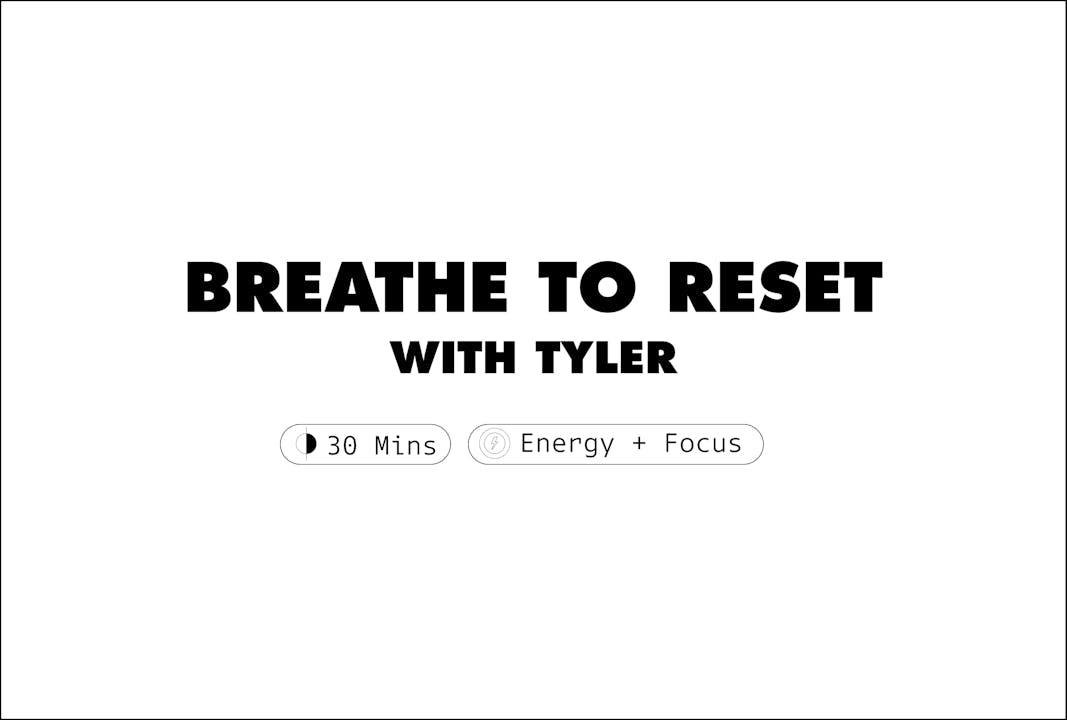 Breathe to Recharge | Tyler Forbes - Breathe Degrees Online