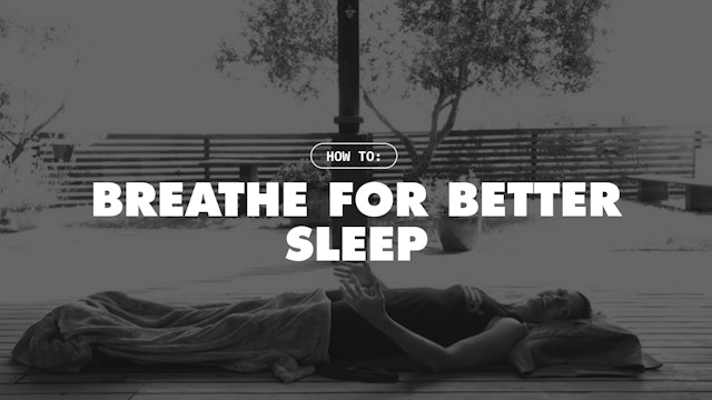 Introduction: How to Breathe for better SLEEP