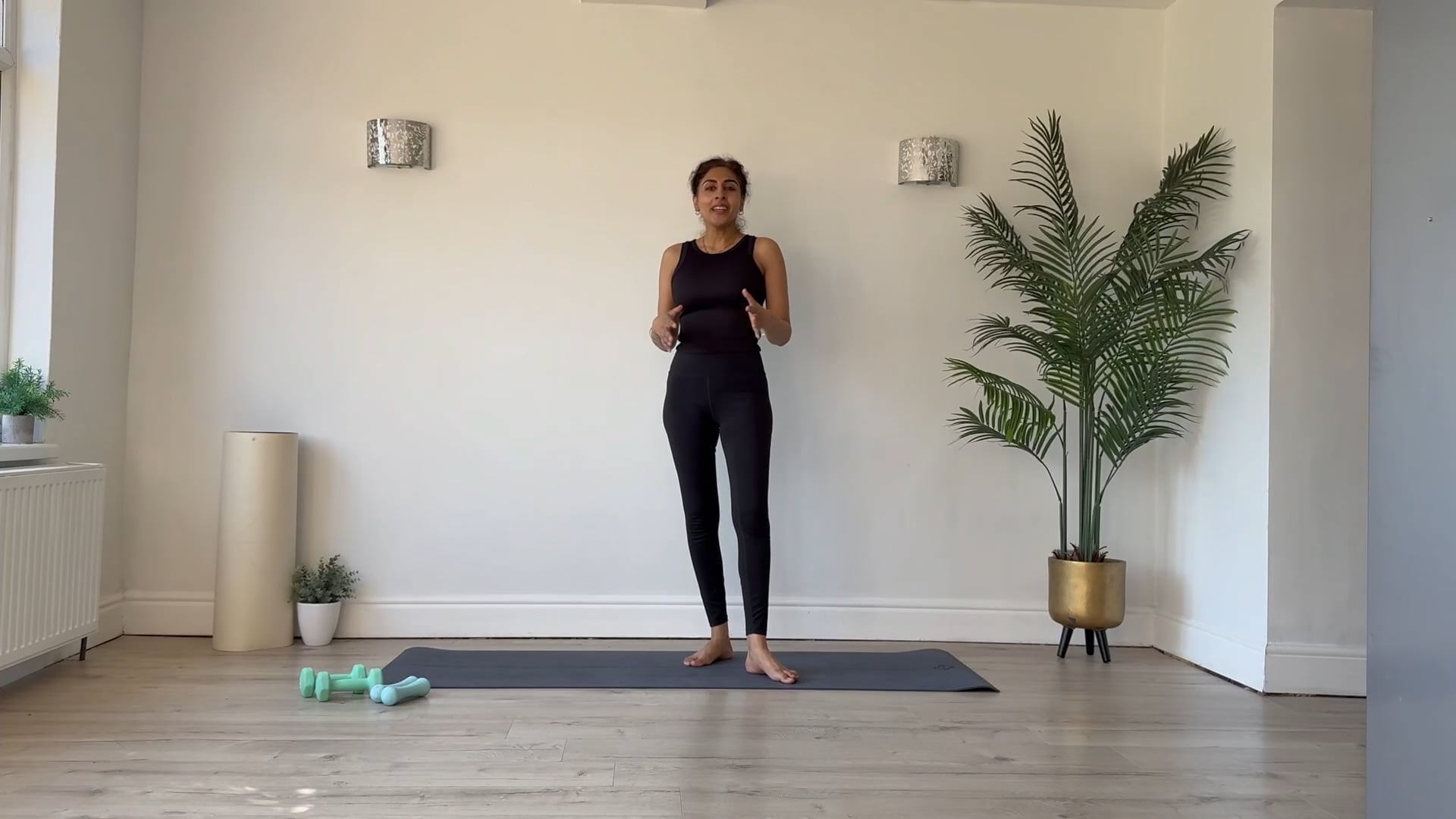 NEW - 18 Min Pilates Arms & Core (optional hand weights)