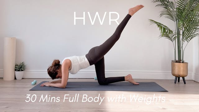 NEW - 30 Min Full Body Pilates with W...